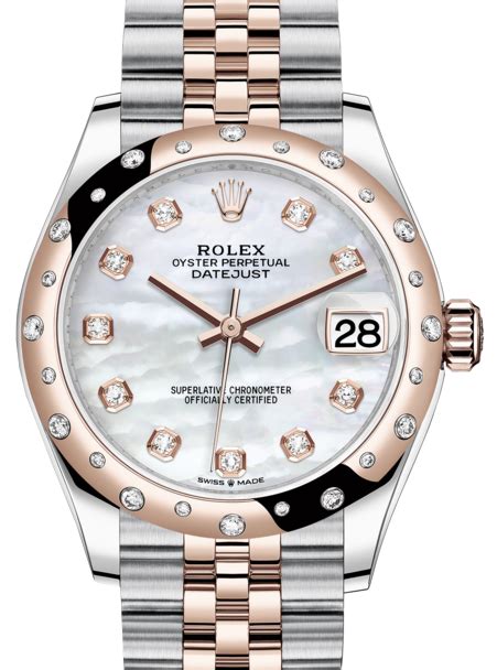 rolex ladies datejust 31 diamond bezel